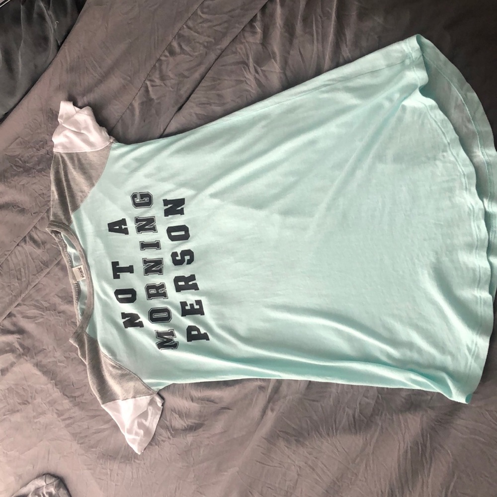 Not a morning person PINK nightgown